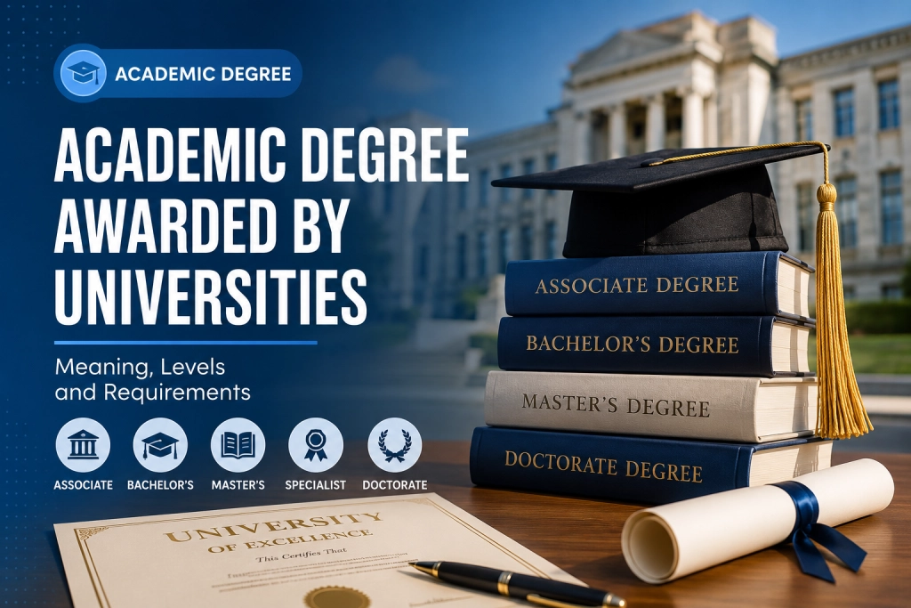 Academic Degree Awarded by Universities Academic Degree Awarded by Universities